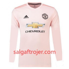 Manchester United Fodboldtrøjer Udebanesæt 2018/19 Langærmet